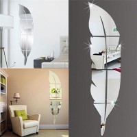 DIY Removable Home Mirror Wall Stickers Decal Art Vinyl Room Decor Feather Fun   142867195558